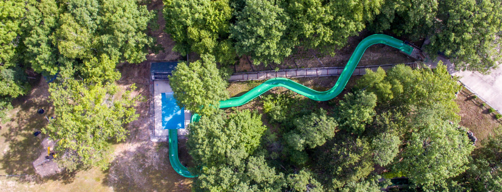 This is a picture of the waterslide at Beaver Creek Resort in Gaylord, MI