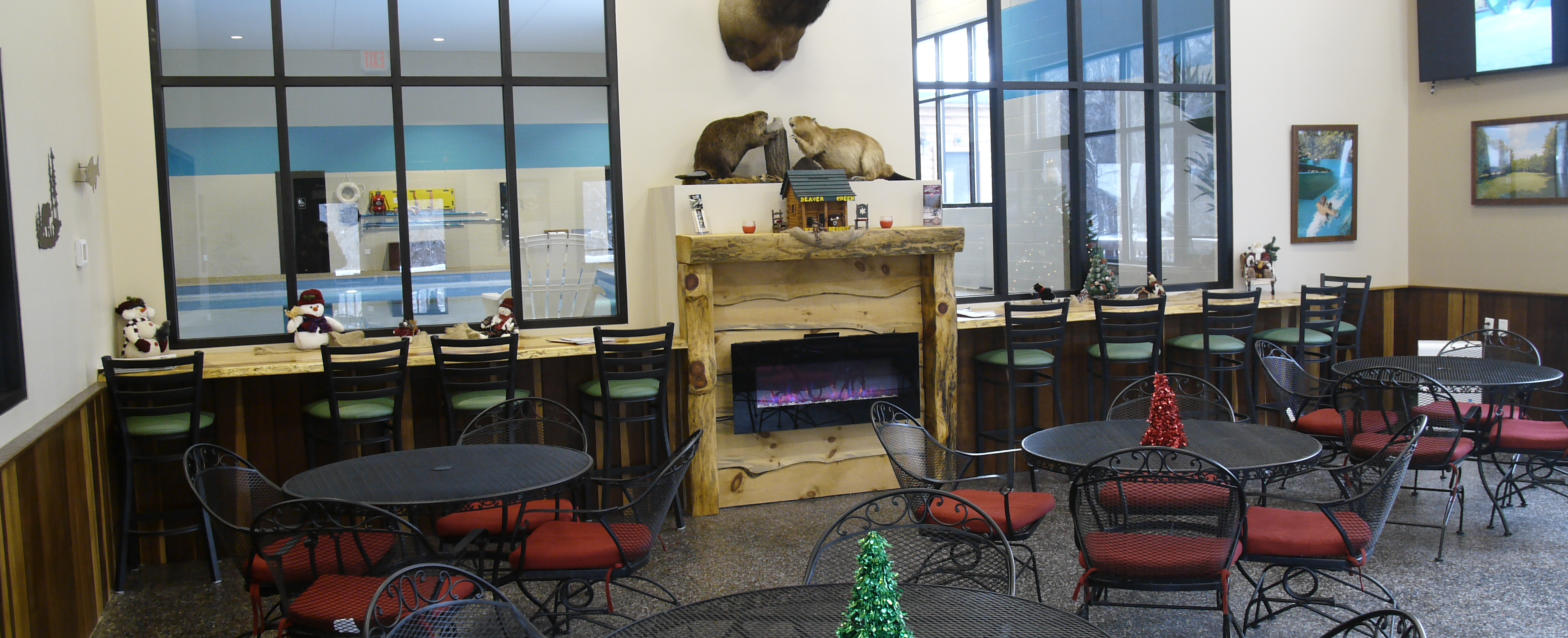 This is a picture of the lounge at Beaver Creek Resort in Gaylord, MI